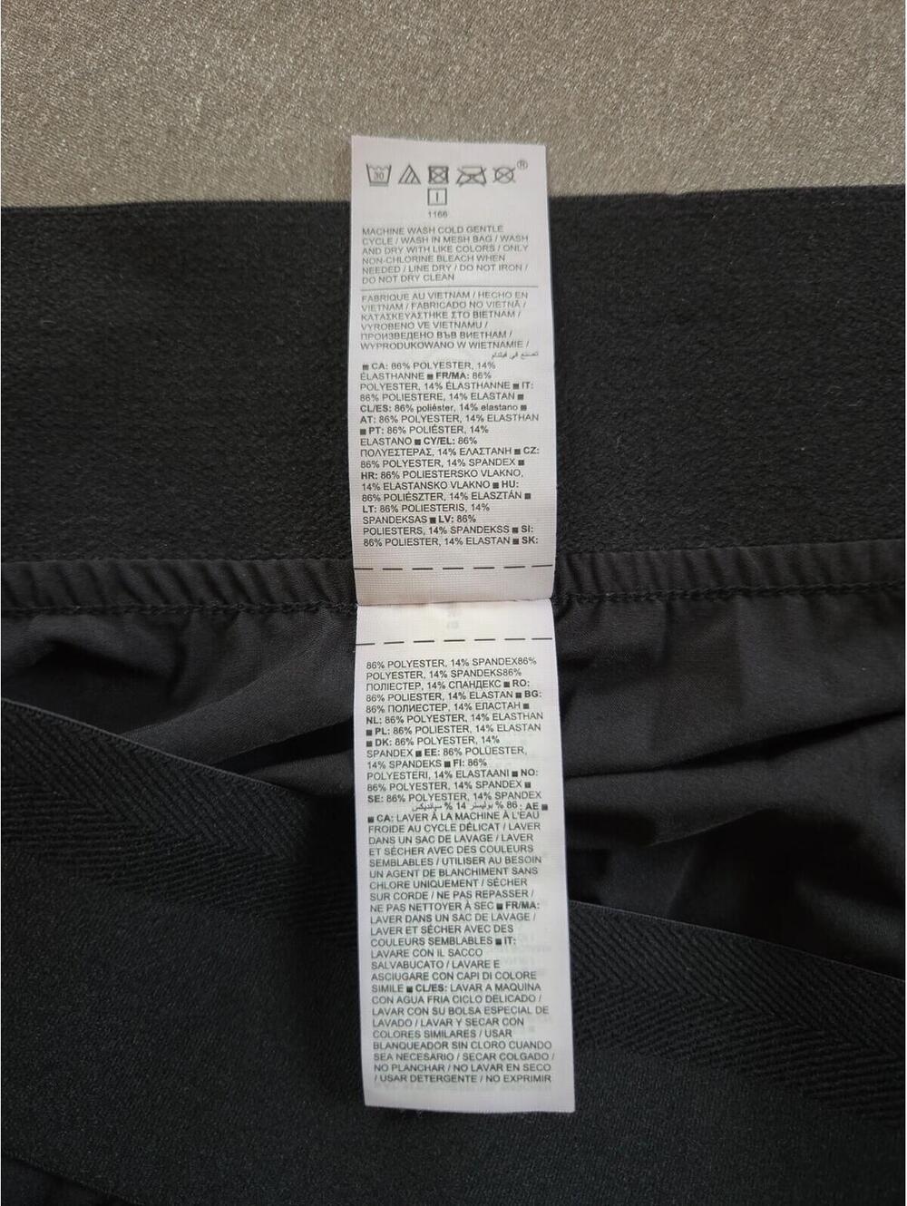 Athleta Women's Swing Forward Pleated Skirt Pull On Black Teal Size Medium - Picture 4 of 5